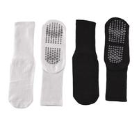 DILUSILK 2 Pairs Pilates Socks Yoga Socks Non Slip Grip Sock Reformer Non-Binding Pilates Socks with Grips for Women Pilate Barre Ballet Dance Gym Workout Yoga, Barre, Dance, Ballet