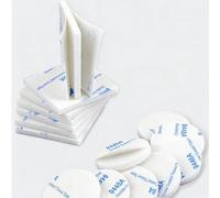 DILUSILK 60 PCS Double Sided Sticky Pads, Adhesive Pads Heavy Duty, Strong Foam Pads, Mounting Pads Tape for Picture Light Hooks and Small Items(Squares Round)
