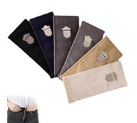 DILUSILK Waist Extender for Trousers, Adjustable Trouser Extenders with Metal Hook for Women Men