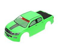 Dilwe 1/10 RC Body PVC Replacement Cover for 26cm Wheelbase Remote Control Car with Clear Pattern Design (Green)