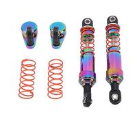 Dilwe 1 Pair 85mm RC Oil Pressure Shock Absorbers, Aluminum Alloy Color Plating Shock Damper Kit