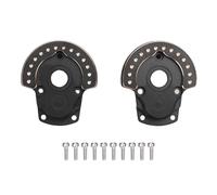 Dilwe 1 Pair Brass Outer Portal Drive Housing, VP F10 Phoenix Bridge Front Axle 1/10 RC Crawler Car Upgrades Parts RC Car Accessories