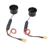 Dilwe 1 Pair KY30 Brushless Ducted Fan Motor, Motor ESC Integrated Power Combo for RC Plane