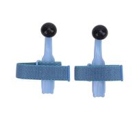 Dilwe 1 Pair Piano Finger Trainer, Rubber Piano Hand Posture Trainer Positioning Aid for Practice (Blue)