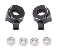 Dilwe 1 Pair RC Brass Steering Knuckle, RC Crawler Brass Steering Knuckle for SCX30 1/30 Remote Control Crawler