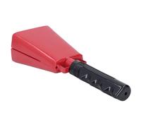 Dilwe 10 Inch Cowbell, Powerful Loud Sound Metal Cow Bell with Comfortable PVC Handle and Soft Wrist Strap, for Sports Events Football Games Concerts Graduations