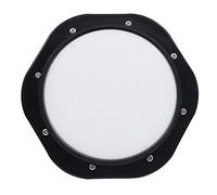 Dilwe 10 Inch Portable Silent Drum Pad, Lightweight Plastic Practice Training Instrument with Sound Reducing Cotton, for Drum Learning and Family Entertainment