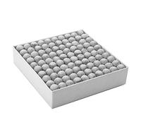 Dilwe 100Pcs Billiard Cue Tips, Soft Billiard Replacement Cue Tip Snooker Pool Cue Ferrule Tips (13mm / 0.51in)