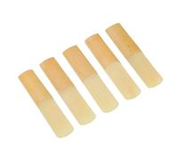 Dilwe 10Pcs B Flat Saxophone Reed, Soprano Saxophone Reed for Clarinet with Plastic Case, Rich Tones Clear Sound for Students Beginners