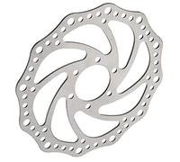 Dilwe 160mm 37mm Electric Scooter Disc Brake Rotor, Stainless Steel Replacement 6 Rotors with Professional Manufacturing for Improved Braking Effect
