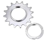 Dilwe 16T High Strength Steel Single Speed Freewheel Flywheel Sprockets Parts for Fixed Gear Bicycle, Bicycle Bicycles And Cog Ring For Bike Fixie 16 Bike Cog