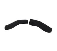 Dilwe 1Pair Stroller Grip Cover, Easy Installation Baby Stroller Handle Cover Black Neoprene Grip