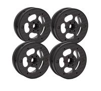 Dilwe 2.2in Beadlock Wheels, 4PCS RC Crawler Wheels Compatible with 1/10 Scale Platforms for Model Enthusiasts and Players