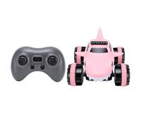 Dilwe 2.4G Remote Control Toy, All Terrain Stunt RC Car with 360° Flip, LED Lights, USB Rechargeable, for Kids Outdoor Poolside Water Play
