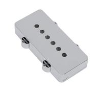 Dilwe 2 Guitar Pickup Covers, Smooth Plastic Replacements for Decorating Guitar, with Installation Screw Not Included for Guitarist Luthier (Cr Color)