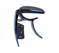 Dilwe 2 in 1 Guitar Tuner, Rechargeable Guitar Tuning Clamp with LED Display for Acoustic Classical Bass (Blue)