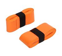 Dilwe 2 Pcs Drum Stick Wrap, Anti Slip Sweat Absorbing Drumstick Grips PU Drum Stick Tape, with Non Slip Adhesive, for Fishing Gear Bike Handlebar Tool Handle (Orange)