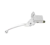 Dilwe 22mm Right Front Brake Master Cylinder, ABS Metal Front Brake Master Cylinder Lever with Quick Response Rust Resistance for ATV Dirt Bike Scooter to