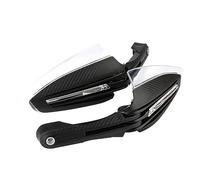 Dilwe 2pcs 7/8 Motorcycle Hand Guards with LED Turn Signal DRL Indicator Protector, All-weather Protection, Universal Fitment, High-strength Abs Plastic Material for Improved Safety