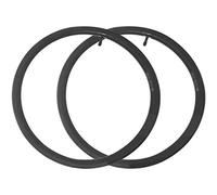 Dilwe 2Pcs Bike Inner Tube Schrader Valve, Standard Rubber Material for Road Bikes Mountain Bikes, with Air Nozzle Cap to Prevent Air Leak (20 * 1.75/1.95)