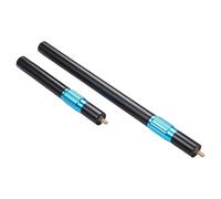 Dilwe 2PCS Billiard Pool Cue Extender 9 Inch 17 Inch Aluminum Alloy Telescopic, Comfortable Ergonomic Grip, Fast Locking System, Portable Adjustable Design, Durable Construction,