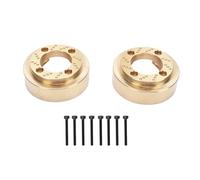 Dilwe 2pcs Brass RC Wheel Weight Block Counterweight Upgrade Replacement Parts for MK07 1/7 RC Car