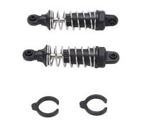 Dilwe 2pcs Oil Filled Shock Absorber for SCY 18101 18103 18101PRO 18103PRO, 1/18 RC Car Plastic Shock Damper Replacement Parts