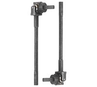 Dilwe 2pcs RC Front Universal Driveshaft, Hardened Steel High Strength Durable Axle for Smooth Movement Power Transmission, with Easy Installation, Fit for Axial Capra 1.9 UTB 1 10