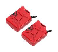 Dilwe 2Pcs RC Metal Simulation Mini Fuel Tanks, Zinc Alloy Oil Tank with High Simulation Design, for Axial SCX10 90046 1/10 Climbing Car