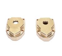 Dilwe 2PCS RC Portal Covers, Brass Steering Knuckle Portal Cover for MK07 1/7 RC Car