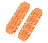 Dilwe 2pcs Simulation Escape Boards, Plastic Sand Ladder for 1/18 1/24 Scale RC Car with Non Slip Design, for AXIAL SCX24 (Orange)