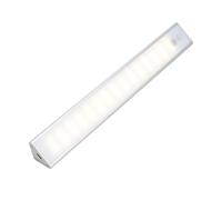 Dilwe 2Pcs Z9 Right-Angle Sensor Closet Light, Wireless Motion LED for Cabinet, 16ft, 120°, 60LED with Light Beads, 300LM, 3W, White 6500K / Warm White 3000K, 5V, 18-20 Hours, Type-C (2pcs)