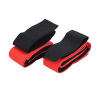 Dilwe 3 Legged Race Bands, 2Pcs Footstep Tram for Outdoor Sports, with Hook and Loop Fastener for Team Building, Family Games, Kids Activities