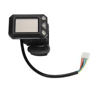 Dilwe 36V 6 Pins Electric Scooter Thumb Throttle Display, ABS Material with Clear Status Data LCD for 5.5 to 6. Inch Small Electric Scooter