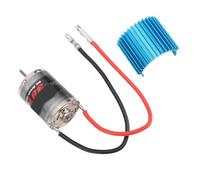Dilwe 380 Brushed RC Motor, Stainless Steel 38T High Torque DC Motor with Heatsink, Suitable for Universal RC Model