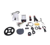 Dilwe 48V 1000W Brushless DC Motor Kit Electric Scooter Motorcycle Conversion Parts with Controller Throttle for Electric Bikes Scooters Go-Karts