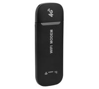 Dilwe 4G USB Portable WiFi Hotspot 4G LTE USB Modem Travel Router with WPA WPA2 Encryption for Up to 10 Devices Plug and Play (Black)