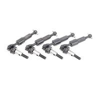 Dilwe 4Pcs RC Steel Drive Shaft, Adjustable Universal Transmission Axle with Strong Durable Material, for HSP 94123 94103 RC Car