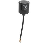 Dilwe 5.8Ghz RHCP Antenna, 2.8dbi High Gain UFL Interface Long Aerial Parts with Stable Transmission Performance, for RC Aircraft FPV Racing Drone (Black)