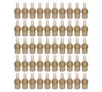 Dilwe 50Pcs 17mm Fishing Beads, Rubber Knot Protector for Fishing Line, with Strong Anti Breaking Structure, Durable and