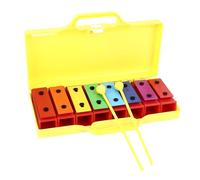 Dilwe 8 Notes Xylophone, Toddler Glockenspiel Xylophone Instrument with 2 Mallets Gifts for Kids