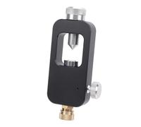 Dilwe 8mm Diving Refill Adapter DIN Valve Aluminium Alloy Refill Station Support 4500psi for Diving Equipment with Fixed Spiral Knob Easy Air Transfer Effortless Operation