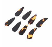 Dilwe 8Pcs Chinese Zither Picks, Finger Picks for Banjo Ukulele Guitar Lute String Instruments, with Celluloid Material for Finger Protection and Enhanced Control