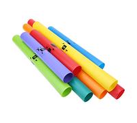 Dilwe 8pcs Orff Percussion Instrument, Plastic Sound Tube Color Octave Tube Kit for Kids Musical Toy, with Different Pitches for Team Cooperation and Music Enlightenment