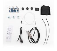 Dilwe Active Piezoelectric Pickup for Acoustic Guitar, High Fidelity Sound with 3 Band EQ, Compatible with 36 to 42 Inch Folk Guitar