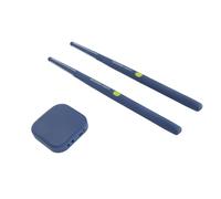 Dilwe Air Drum Set,Portable ABS Electronic Air Drum Sticks Kit for Children Adult Beginners Gifts (Blue)