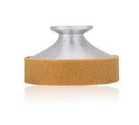 Dilwe Alto Saxophone Mute, Aluminum Alloy Sax Dampener Mute Alto Saxophone Practice Noise Remove Silencer (Apricot)