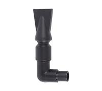 Dilwe Aquarium Rotatable Duckbill Nozzle for Fish Tank Water Return Outlet, Wave Making Function, Durable Plastic Material, Easy Installation, 1 X 90° Pipe 1 X Duckbill Fitting (3/8)