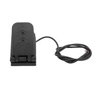 Dilwe ATV Foot Pedal, ABS Throttle Foot Pedal 5 to 12V with Socket and 3 Wire Cable, Adjustable Accelerator Control for Go Kart Scooter Moped Children Electric Car