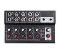 Dilwe Audio Mixer 10 Channel Digital Sound Mixer with 10 MIC LINE Inputs 2 Outputs for Home Karaoke Webcast Recording (DrfeifyvZk-2715230052412)